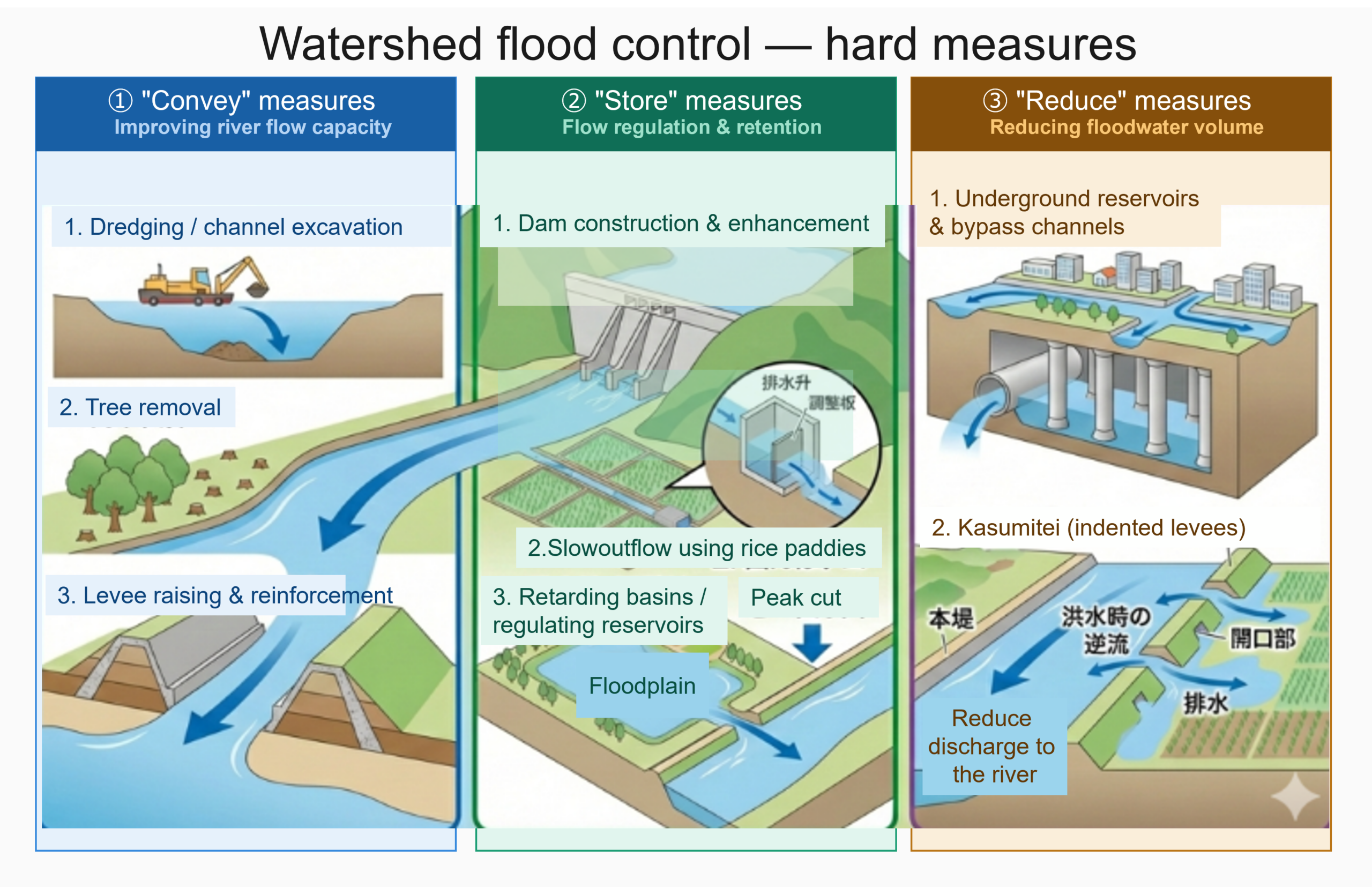flood measure overview hard measure